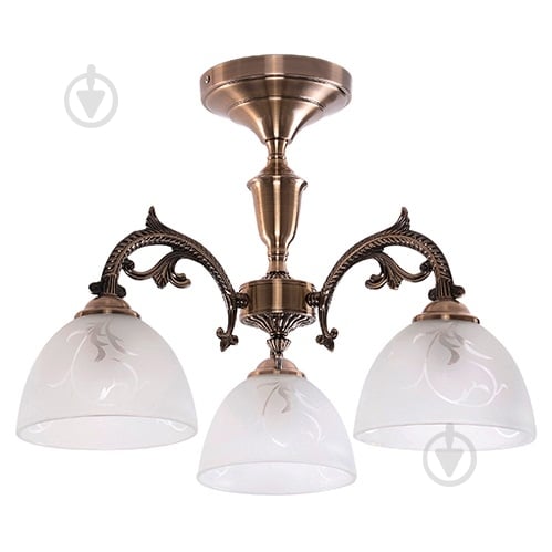 Люстра потолочная Blitz 3x40 Вт E27 латунь 1574-43 - фото 1