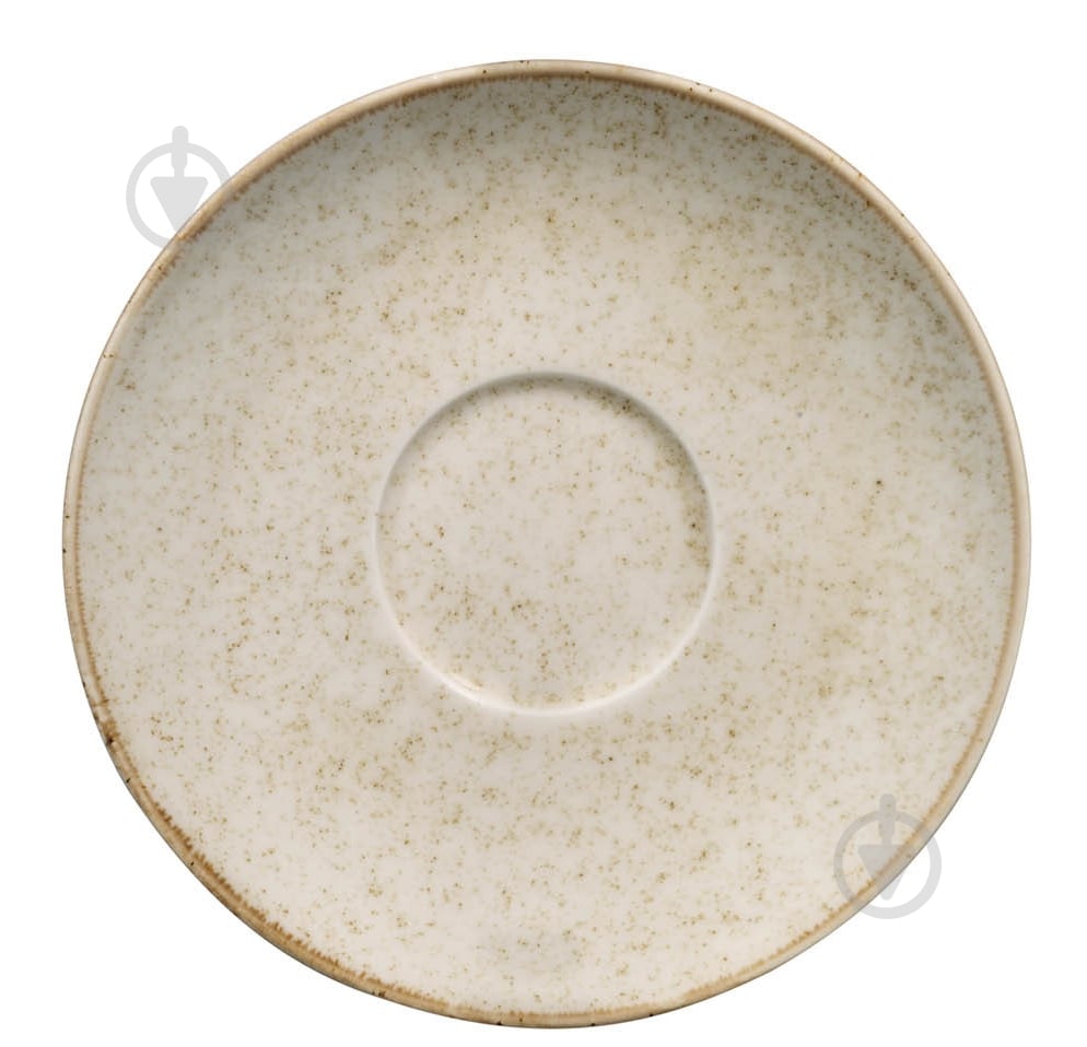 Блюдце Kutahya чайне Lima 15 см бежеве - фото 1