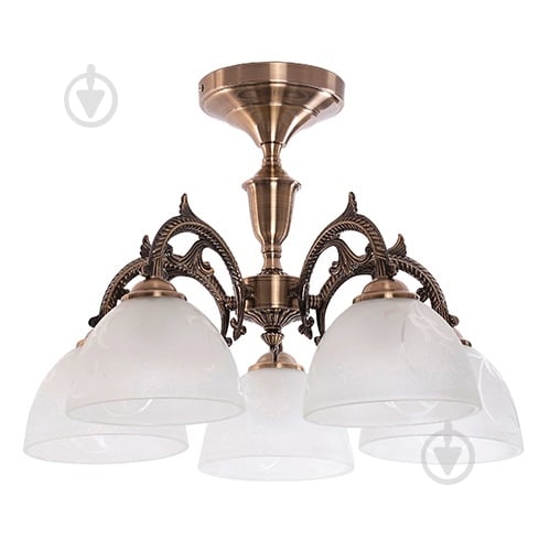 Люстра потолочная Blitz 5x40 Вт E27 латунь 1574-45 - фото 1