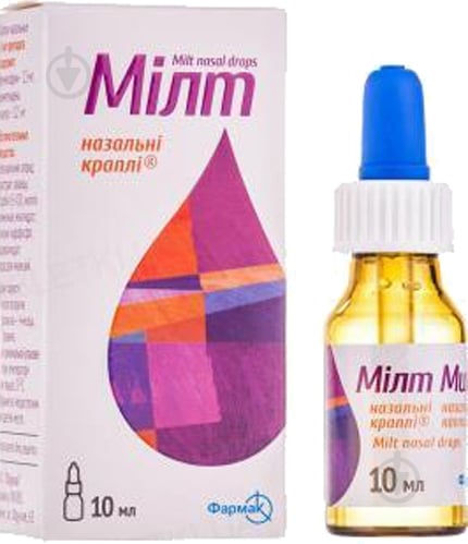 Милт крапли 2,5 мг0,25 мг 10 мл - фото 1 Милт крапли 2,5 мг0,25 мг 10 мл - фото 1
