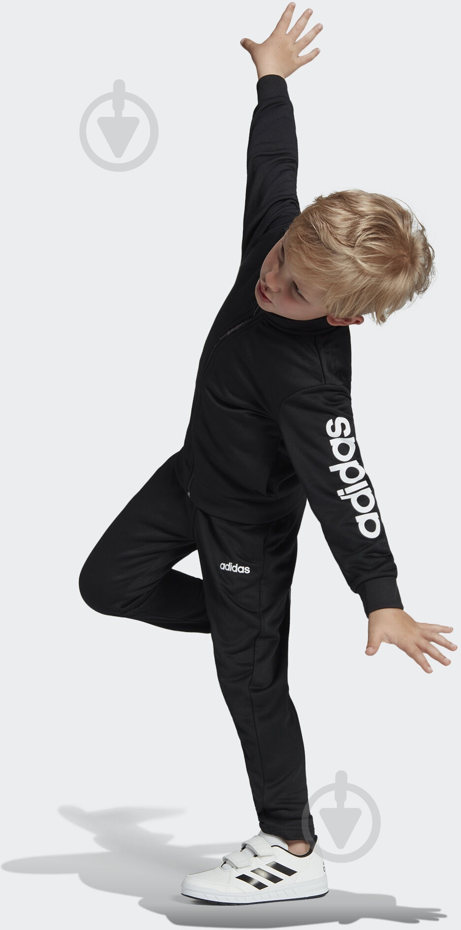 Спортивный костюм Adidas EI7960 р.140 черный - фото 3