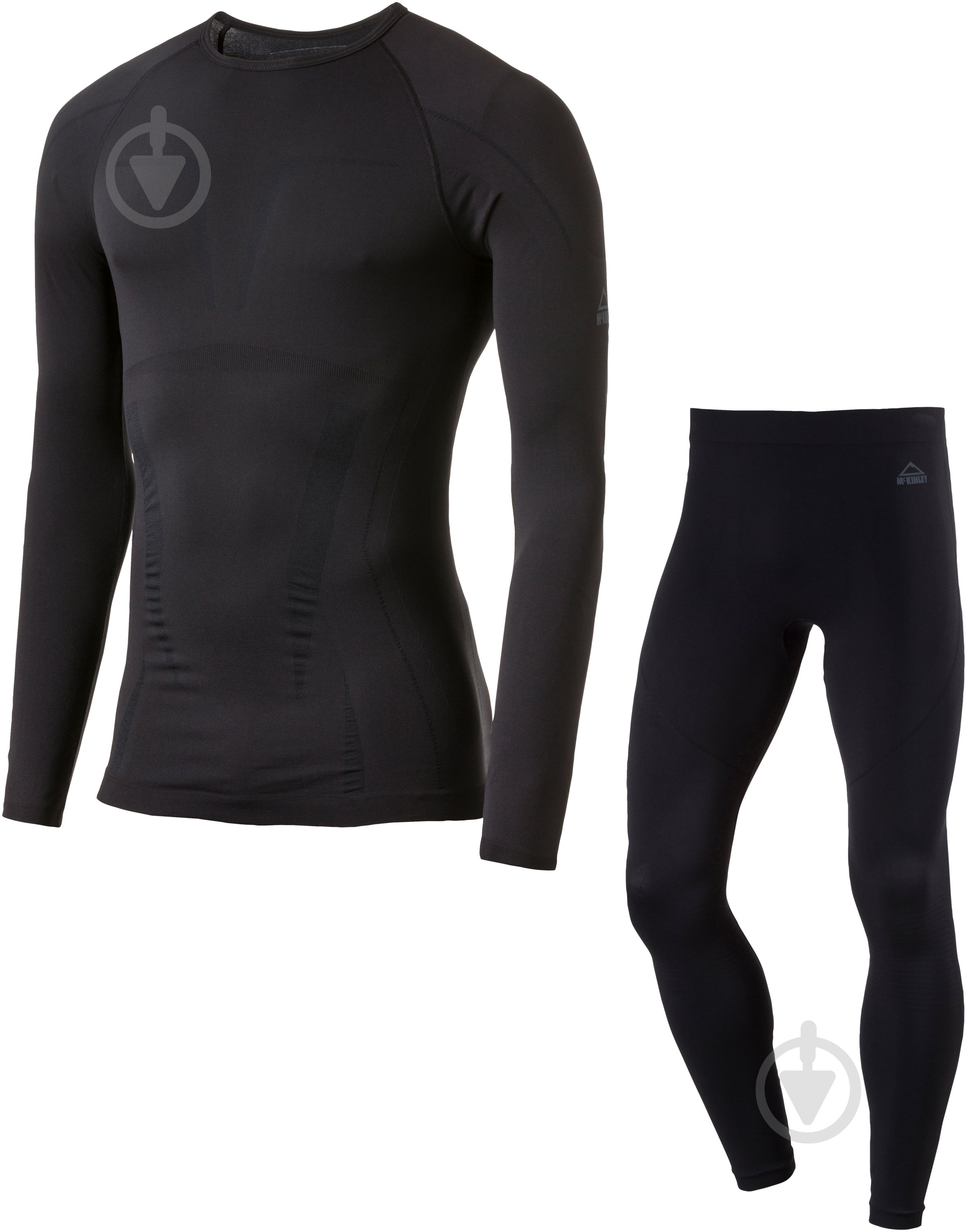 Комплект термобелья McKinley SET Yacob ux/Yanik ux 280832-057 р.S черный - фото 1
