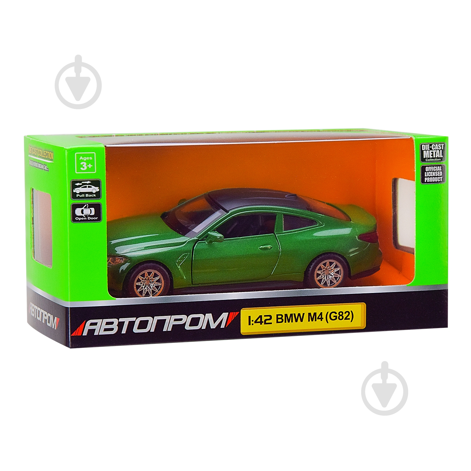 Автомодель Автопром 1:42 BMW M4 (G82) 4371 - фото 2 Автомодель Автопром 1:42 BMW M4 (G82) 4371 - фото 2
