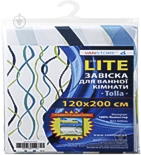 Шторка для ванны VanStore Tolla 120х200 63210 - фото 1 Шторка для ванны VanStore Tolla 120х200 63210 - фото 1