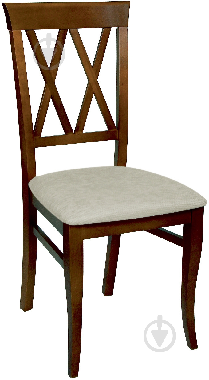 Стілець обідній Мелитополь мебель Венеція Н горіх/бежевий - фото 1