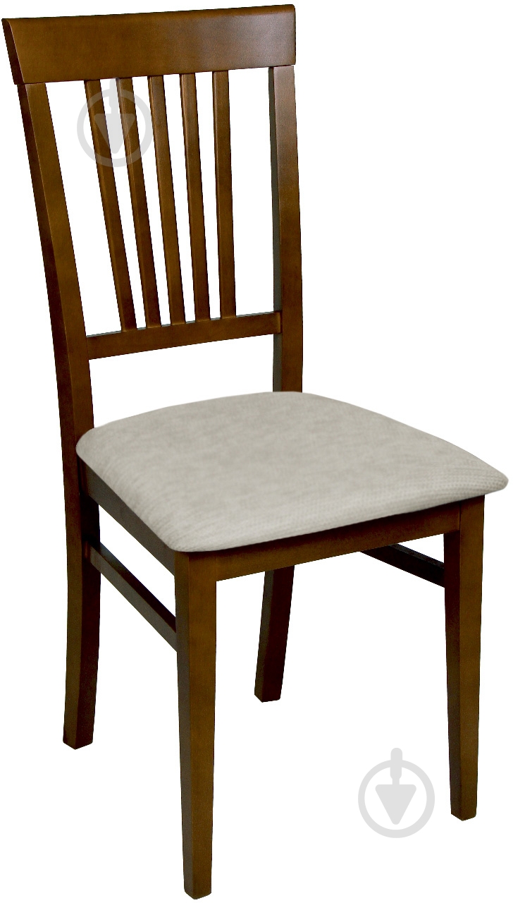 Стул обеденный Мелитополь мебель Милан 01 орех/бежевый - фото 1 Стул обеденный Мелитополь мебель Милан 01 орех/бежевый - фото 1
