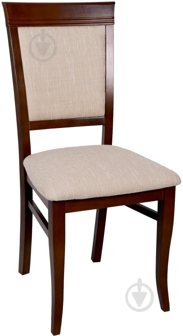 Стілець обідній Мелитополь мебель Неаполь Н горіх/бежевий - фото 1