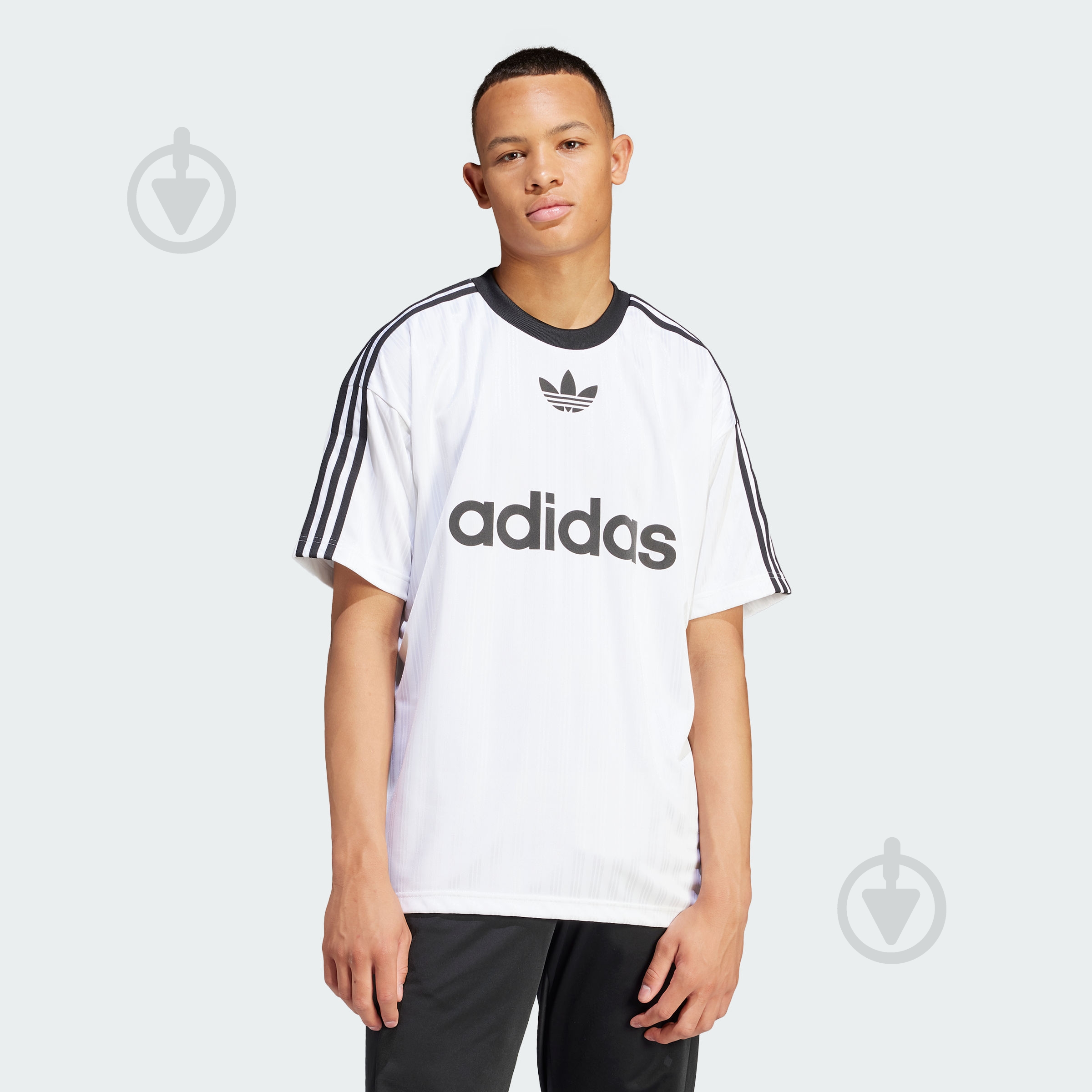 Футболка Adidas ADICOLOR POLY T IM9459 р.M белый - фото 1