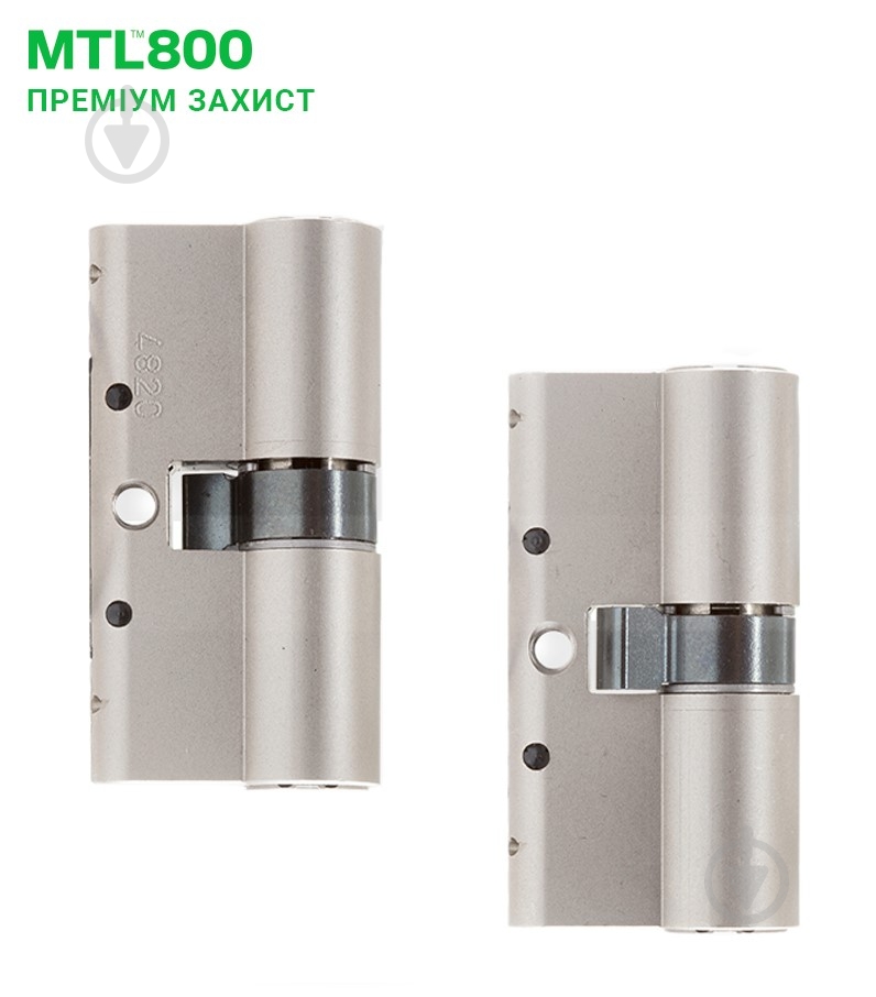 Цилиндр Mul-T-Lock MTL800/MT5+ 40x60 ключ-ключ 100 мм никель сатин - фото 7