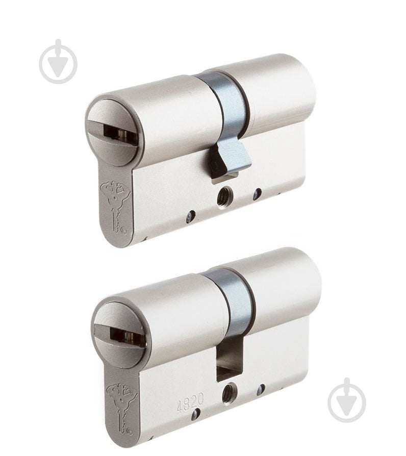 Цилиндр Mul-T-Lock MTL800/MT5+ 40x60 ключ-ключ 100 мм никель сатин - фото 1