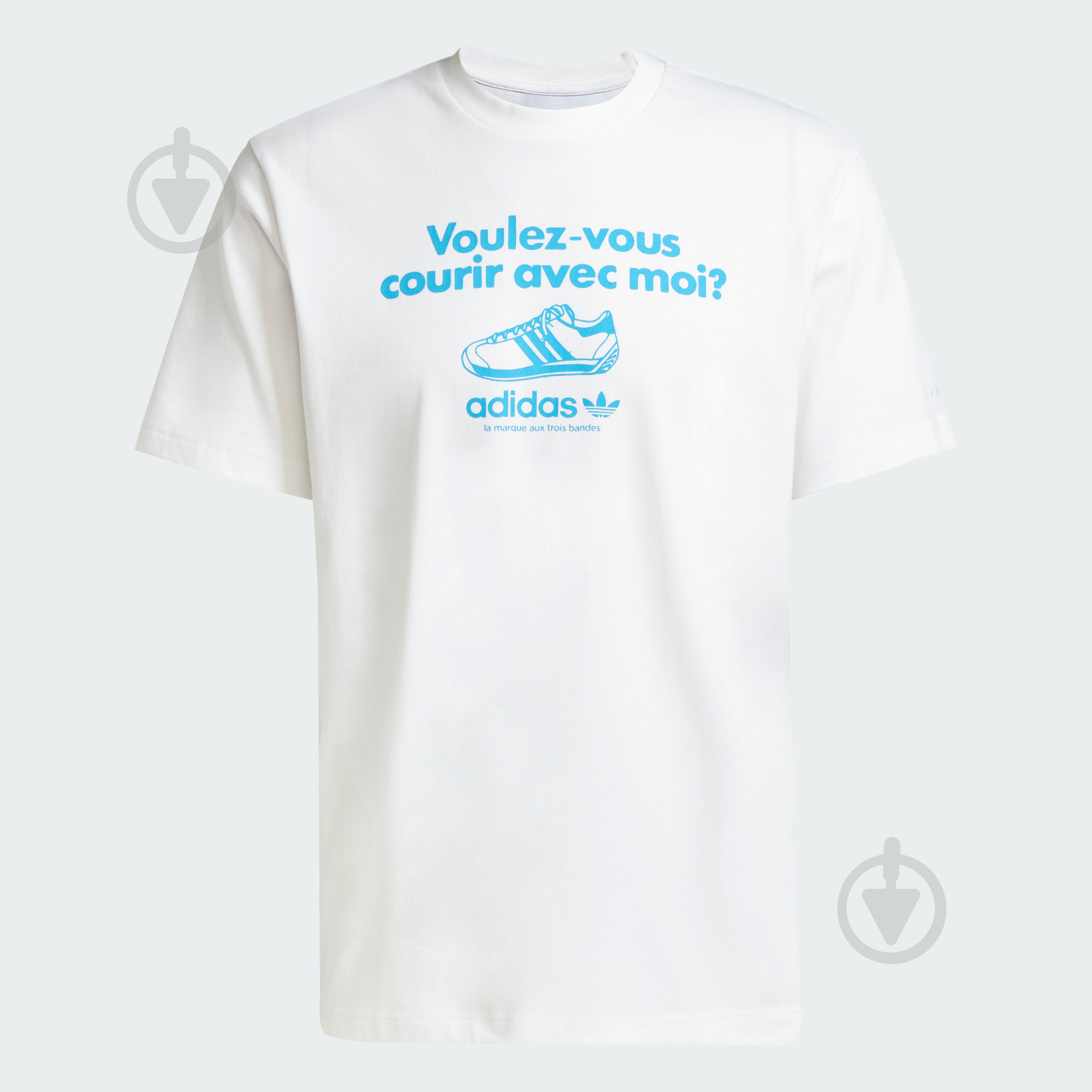 Футболка Adidas GRFX TEE JC8365 р.M білий - фото 6