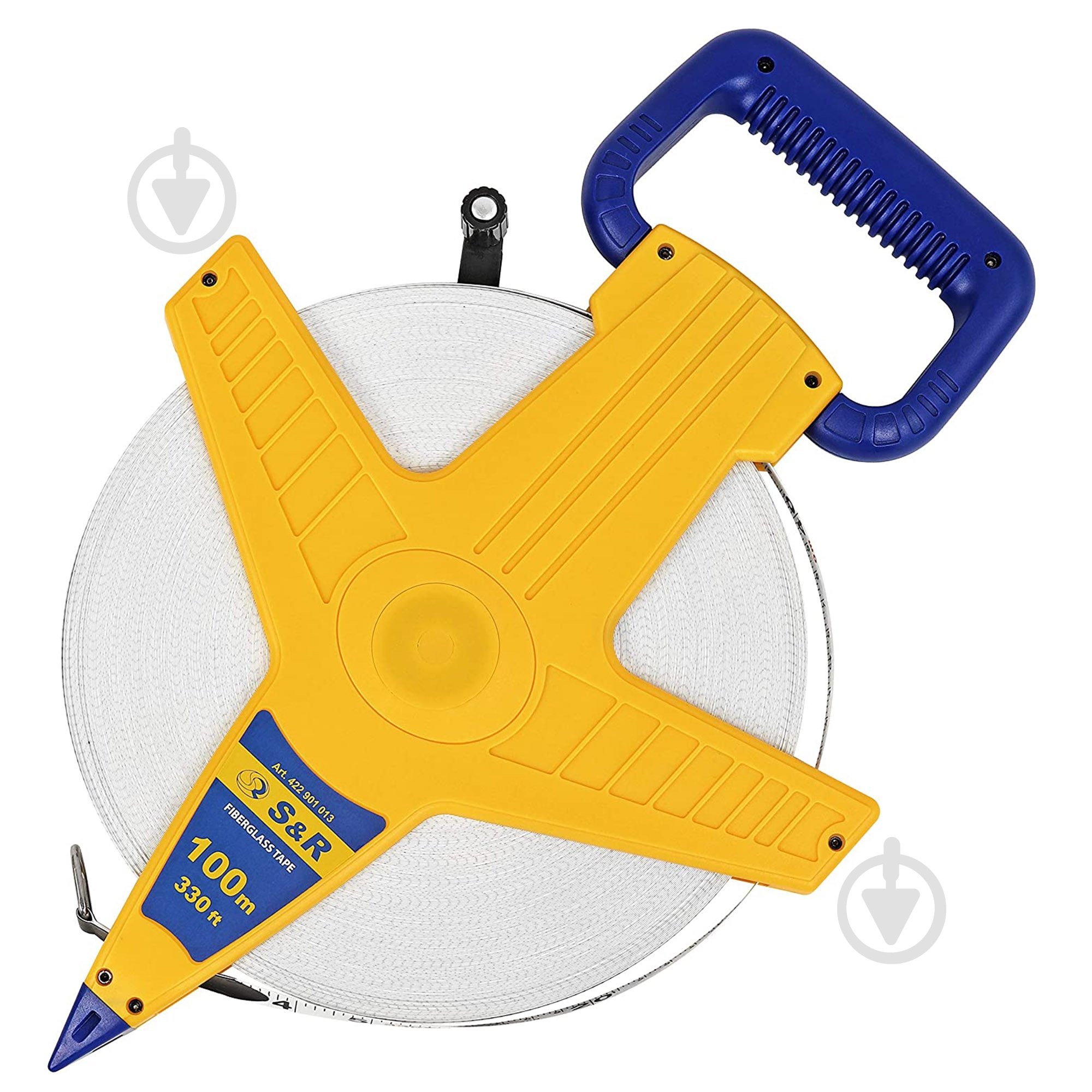 Рулетка S&R Fiberglass Tape 422901013 100  м x 10  мм - фото 1