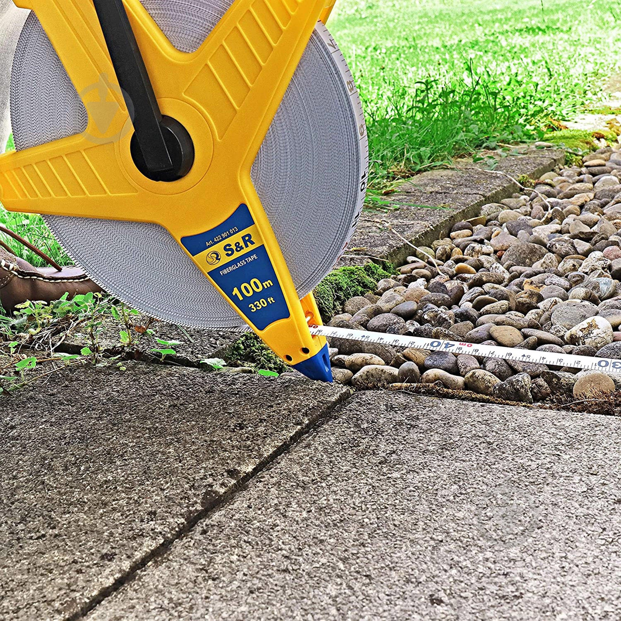 Рулетка S&R Fiberglass Tape 422901013 100  м x 10  мм - фото 6