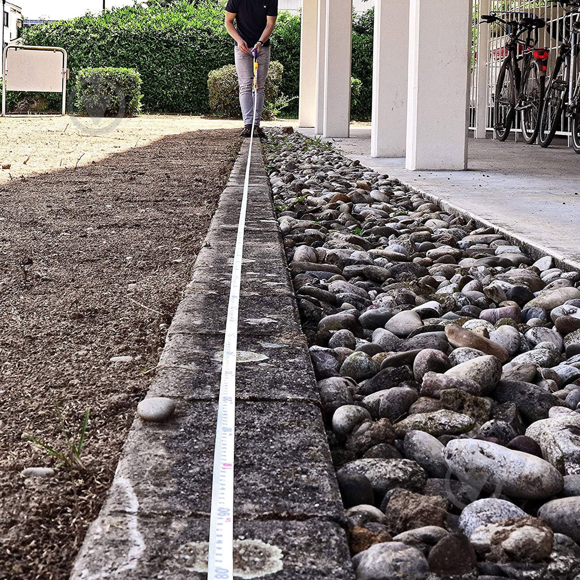 Рулетка S&R Fiberglass Tape 422901013 100  м x 10  мм - фото 7