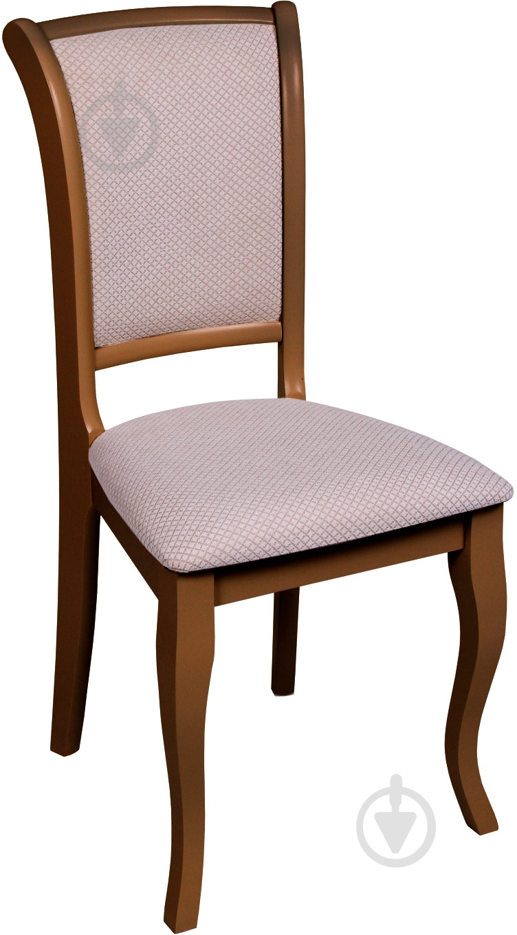 Стілець обідній Мелитополь мебель Прем'єр горіх/бежевий - фото 1