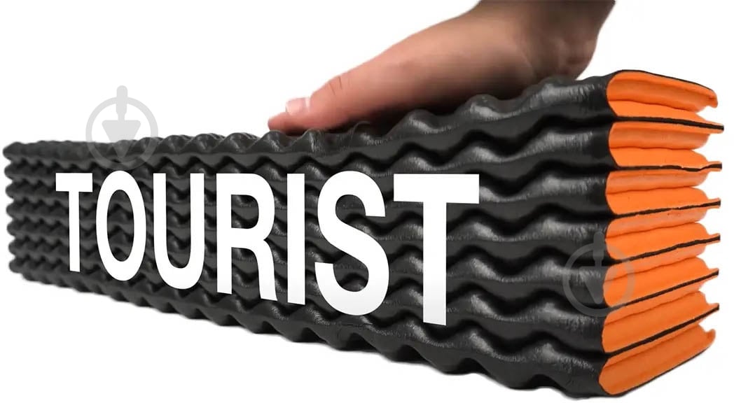 Килимок туристичний BaseCamp Tourist IXPE BCP 20206 185x55 см помаранчевий із чорним - фото 4 Килимок туристичний BaseCamp Tourist IXPE BCP 20206 185x55 см помаранчевий із чорним - фото 4