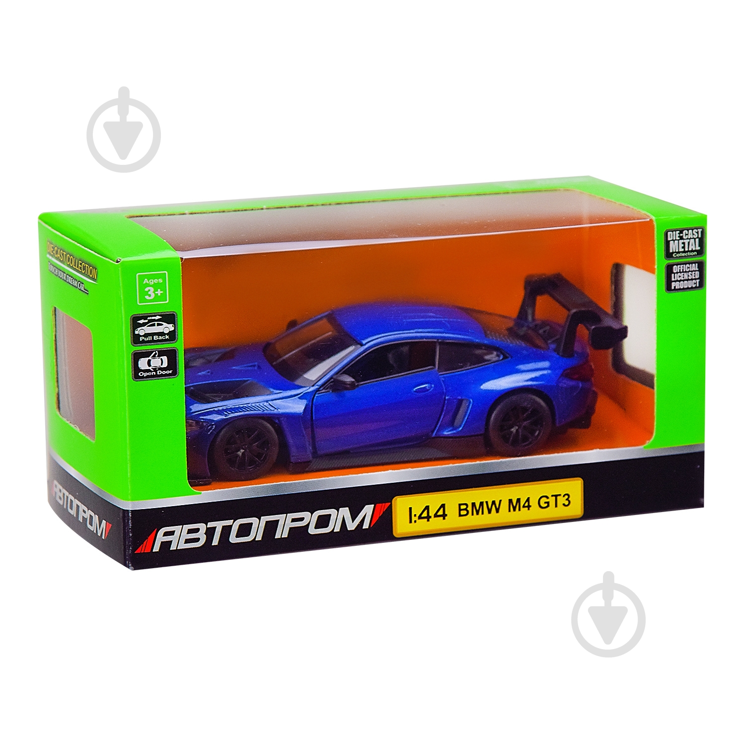 Автомодель Автопром 1:43 BMW M4 GT3 4377 - фото 4
