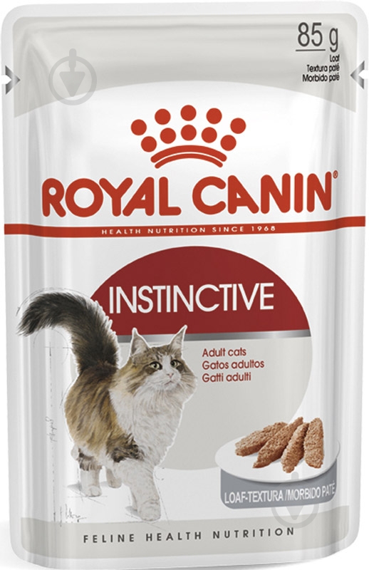 Корм влажный для взрослых кошек Royal Canin Instinctive loaf 3+1 шт. 85 г - фото 2 Корм влажный для взрослых кошек Royal Canin Instinctive loaf 3+1 шт. 85 г - фото 2