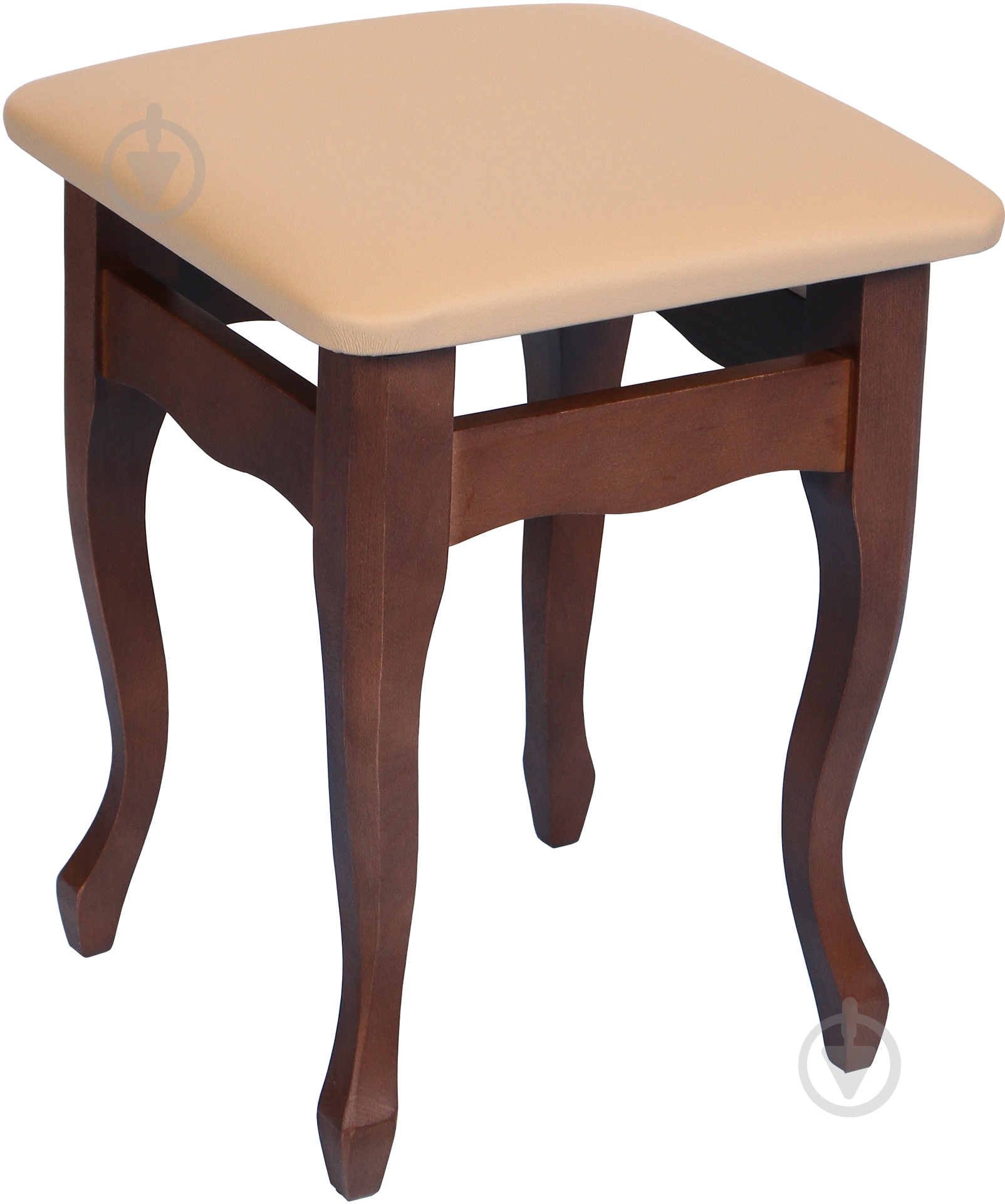 Табурет Мелитополь мебель Ріко бежевий / горіх - фото 1