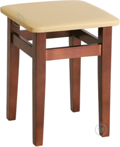 Табурет Мелитополь мебель Сольер бежевый / орех - фото 1 Табурет Мелитополь мебель Сольер бежевый / орех - фото 1