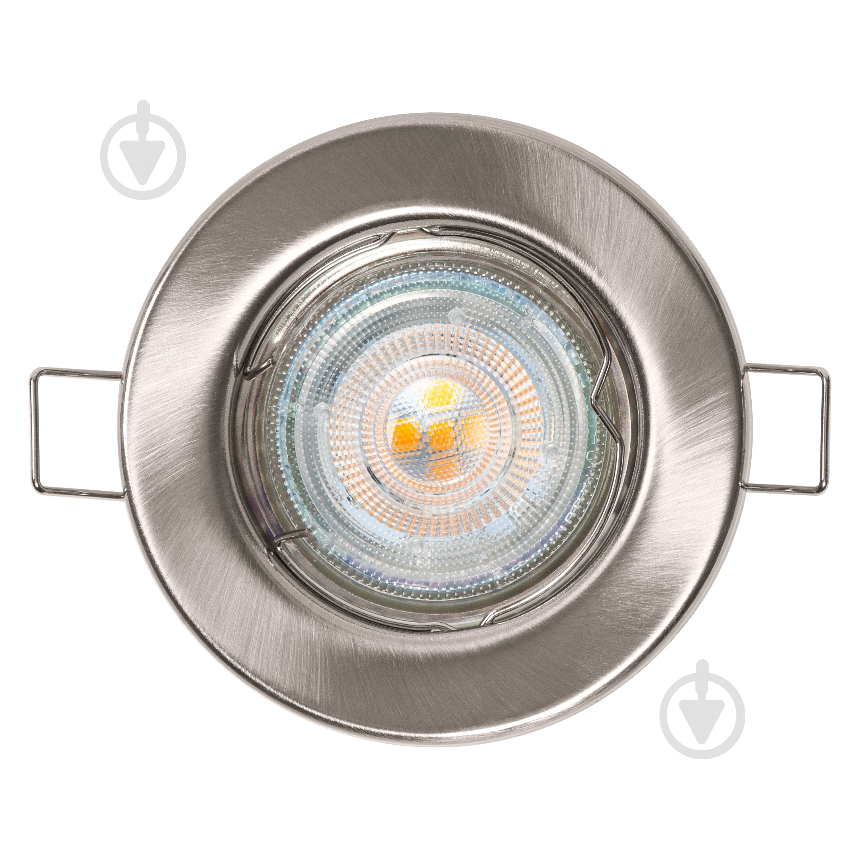 Світильник вбудовуваний (Downlight) Ledvance Spot Essential 3 x 2,6 Вт GU10 2700 К нікель матовий - фото 4