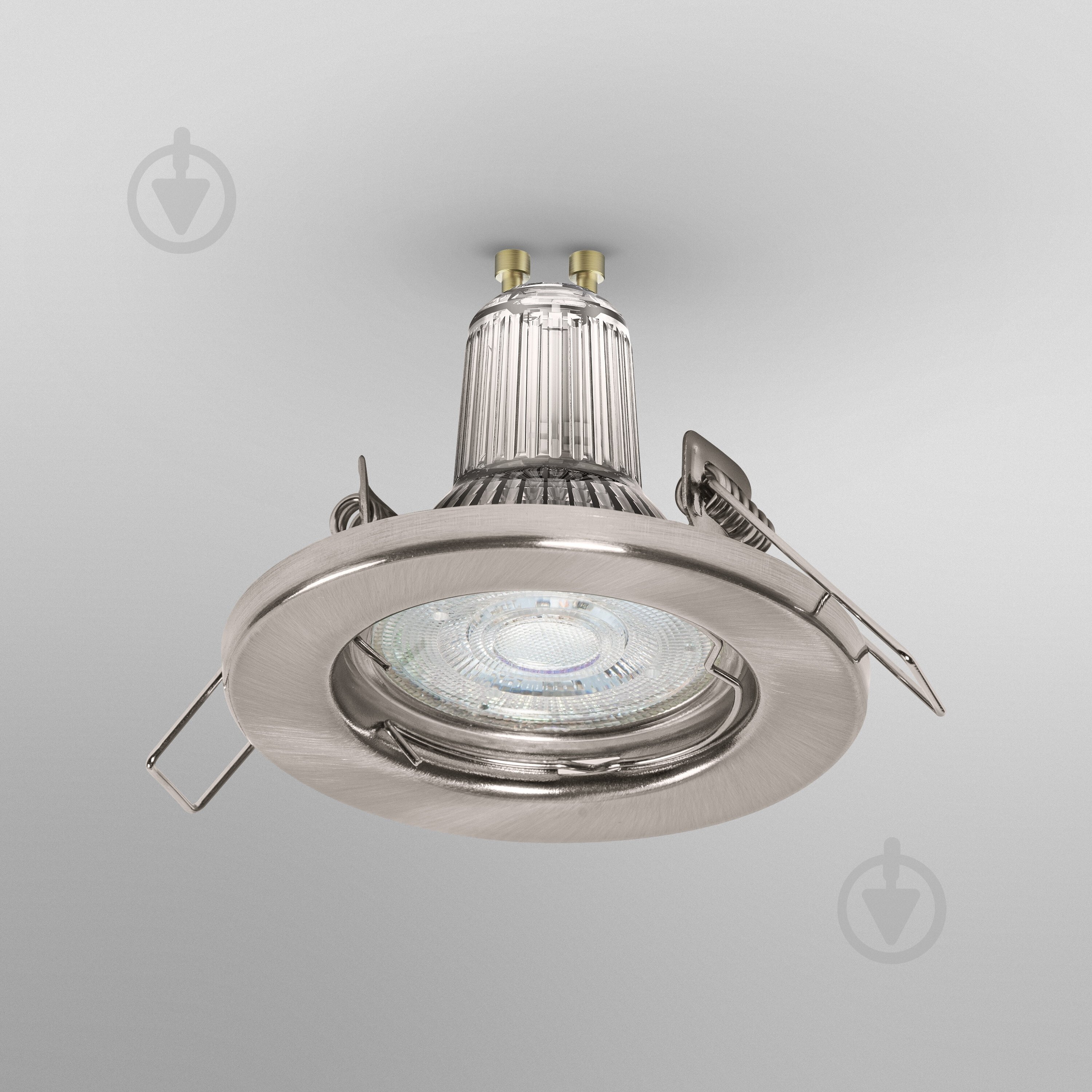 Світильник вбудовуваний (Downlight) Ledvance Spot Essential 3 x 2,6 Вт GU10 2700 К нікель матовий - фото 5