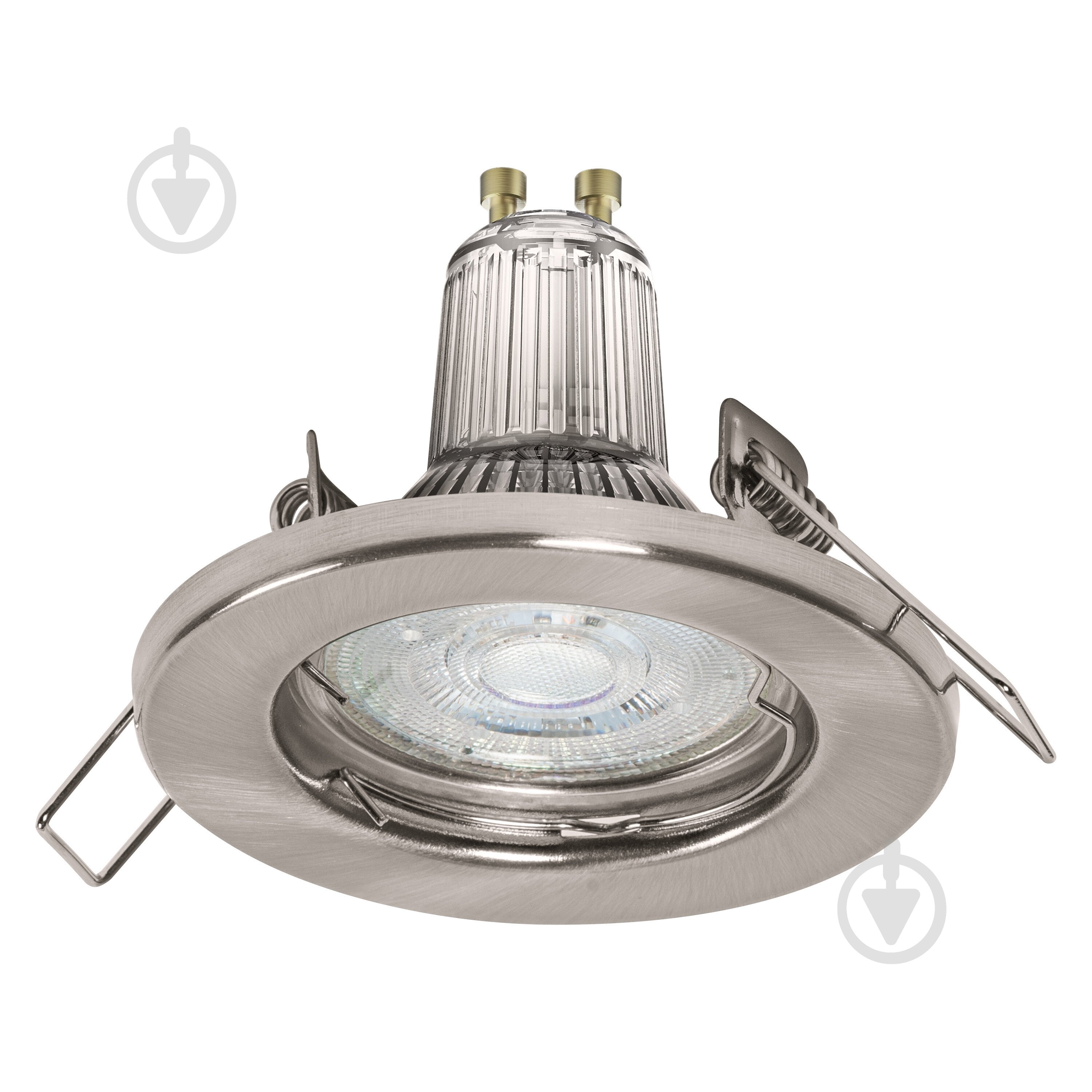 Світильник вбудовуваний (Downlight) Ledvance Spot Essential 3 x 2,6 Вт GU10 2700 К нікель матовий - фото 3