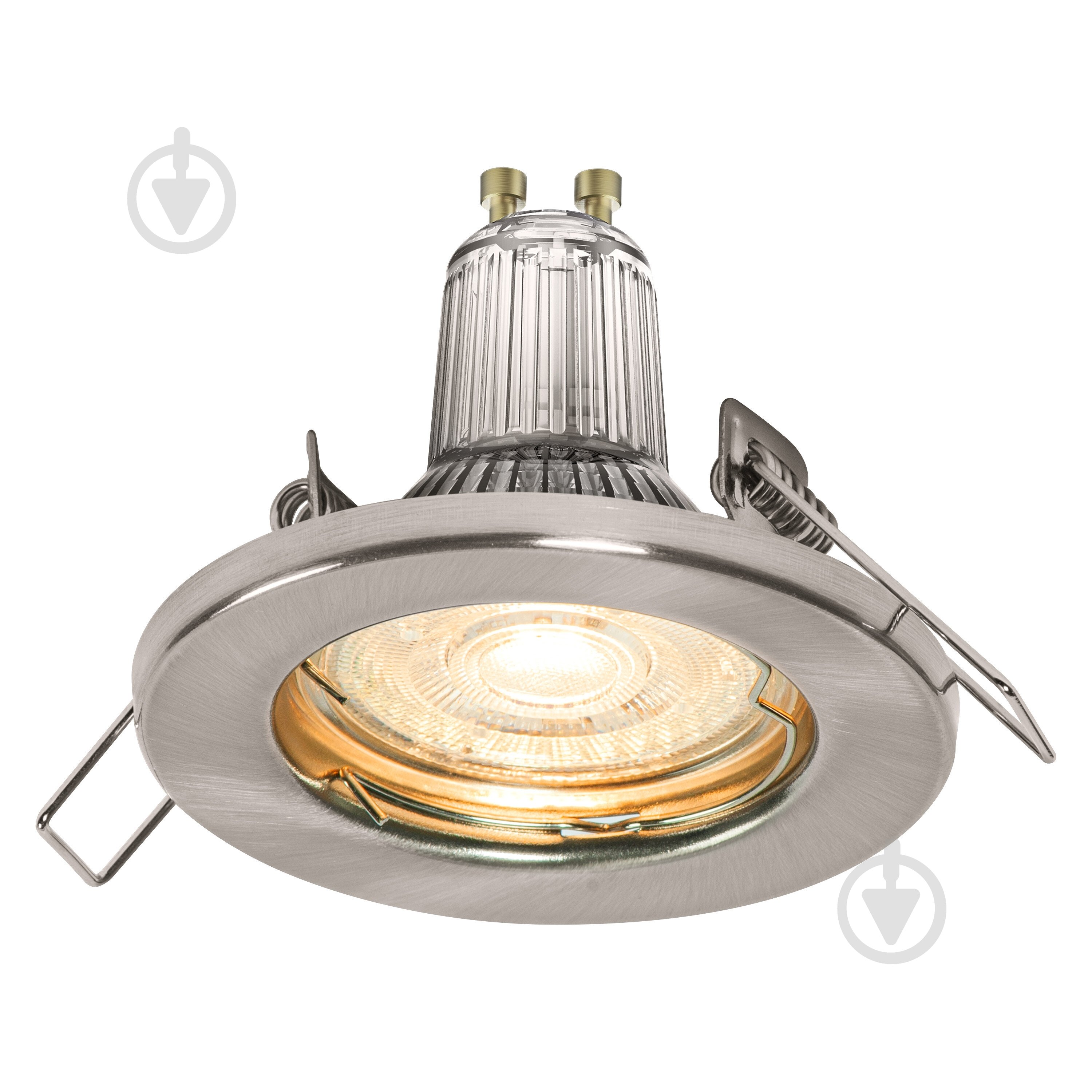 Світильник вбудовуваний (Downlight) Ledvance Spot Essential 3 x 2,6 Вт GU10 2700 К нікель матовий - фото 2