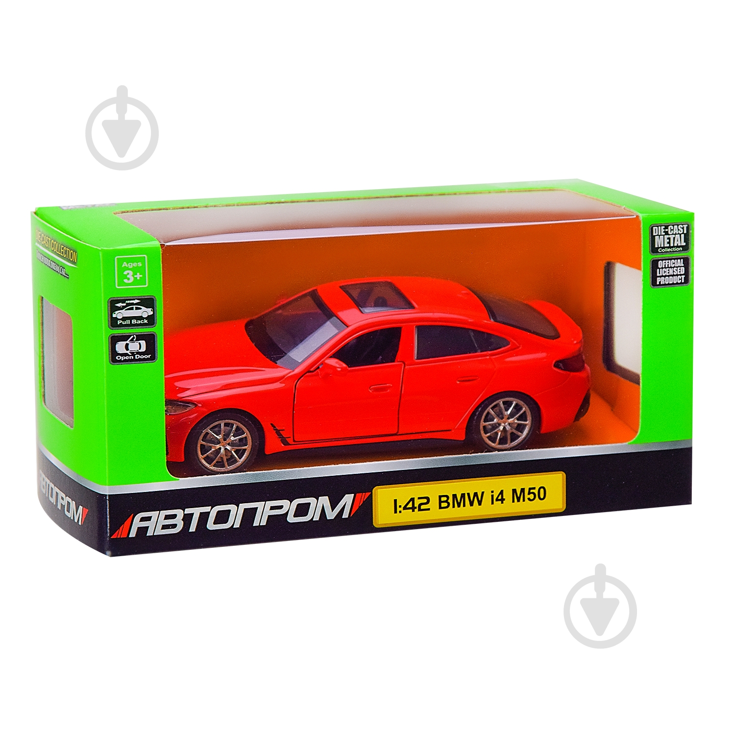 Мини-модель Автопром 1:43 BMW I4 M50 4378 - фото 2