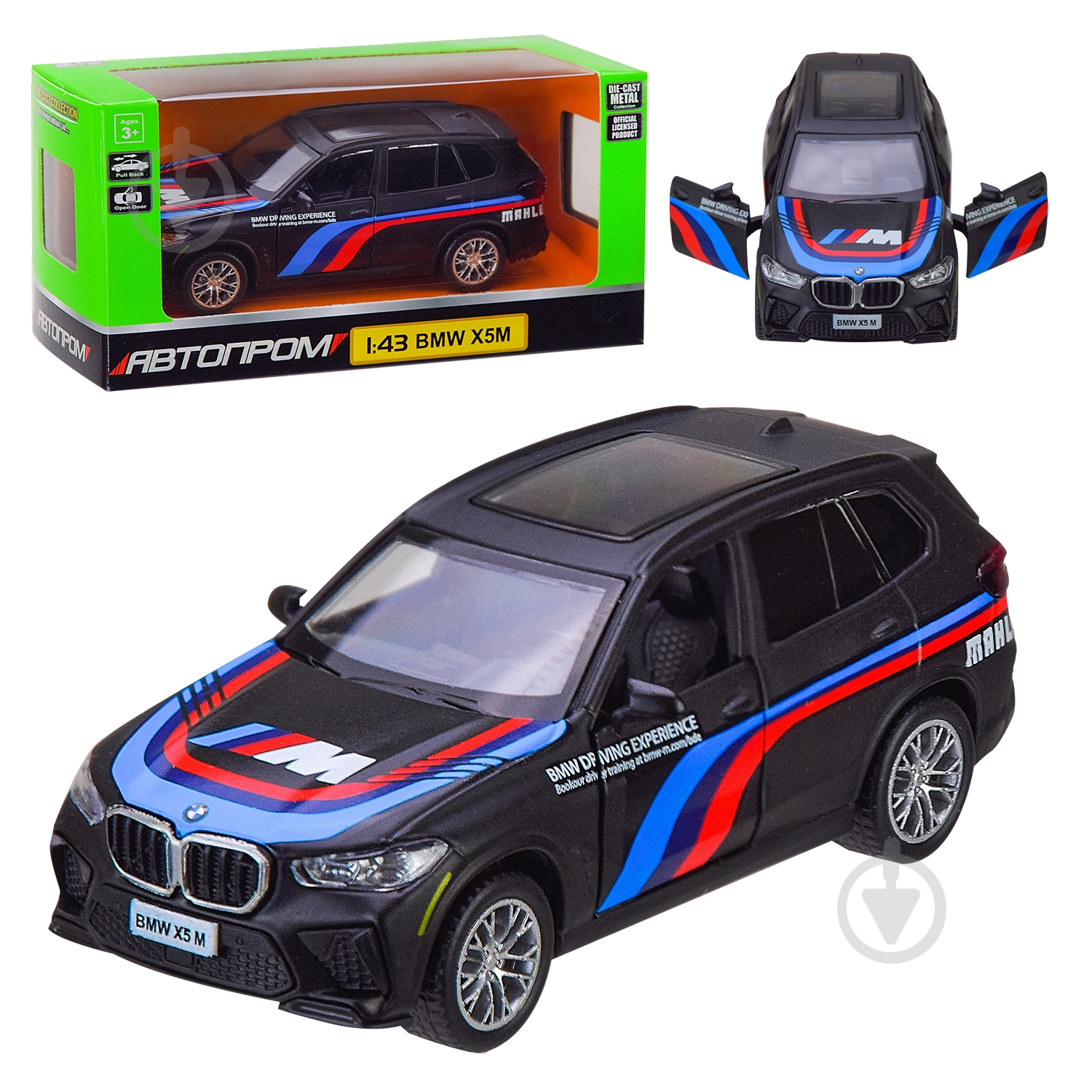 Мини-модель Автопром 1:43 BMW X5M 4374 - фото 1