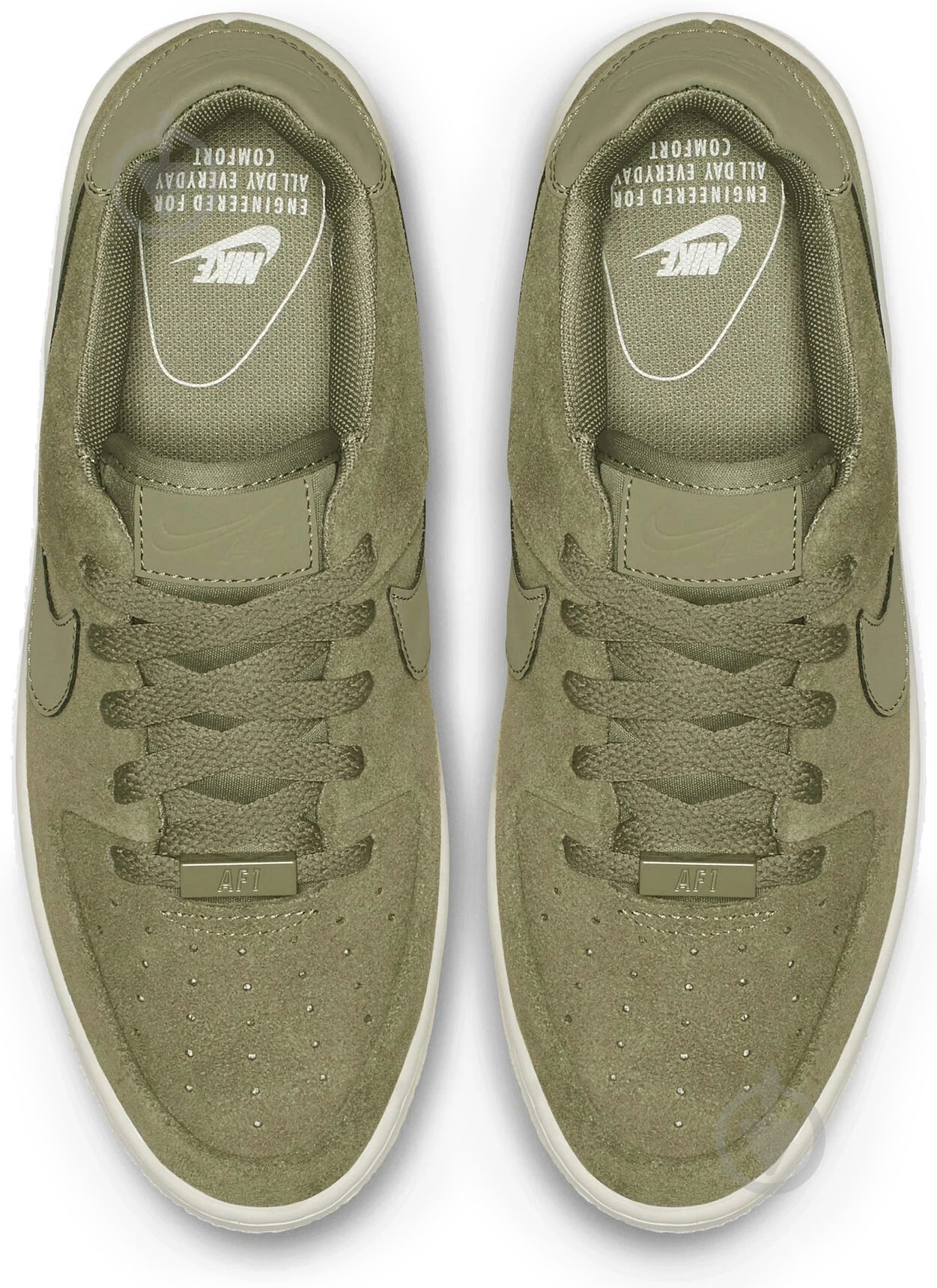 Кроссовки женские демисезонные Nike AIR FORCE 1 SAGE LOW AR5339-200 р.37,5 зеленые - фото 5