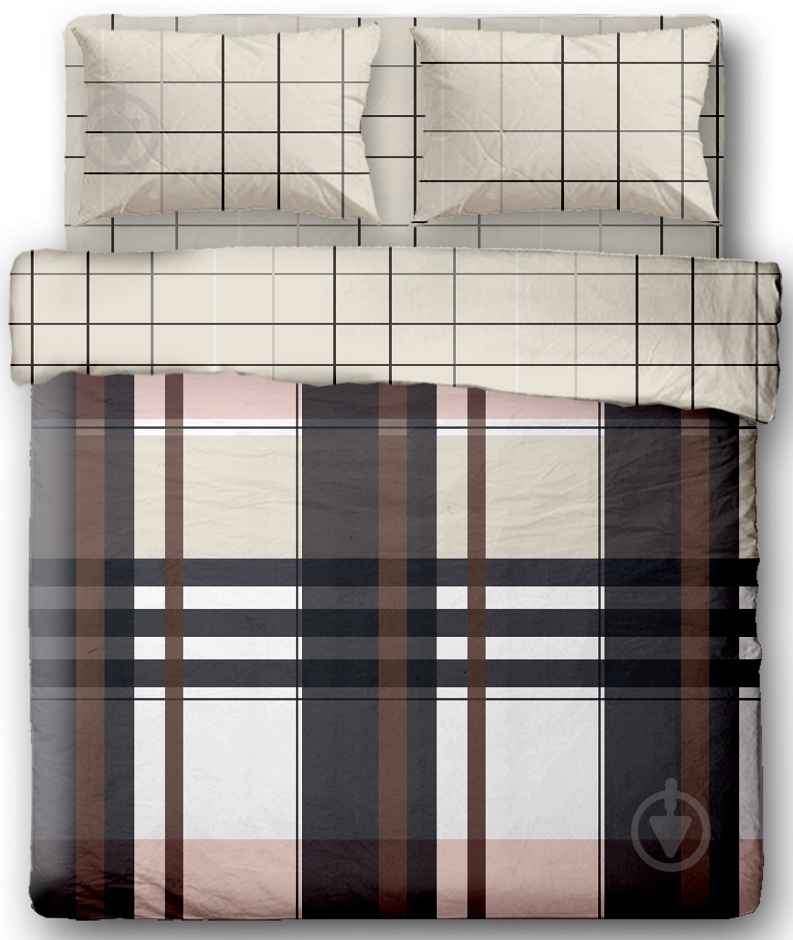 Комплект постельного белья Pretty Checked семейный - фото 1