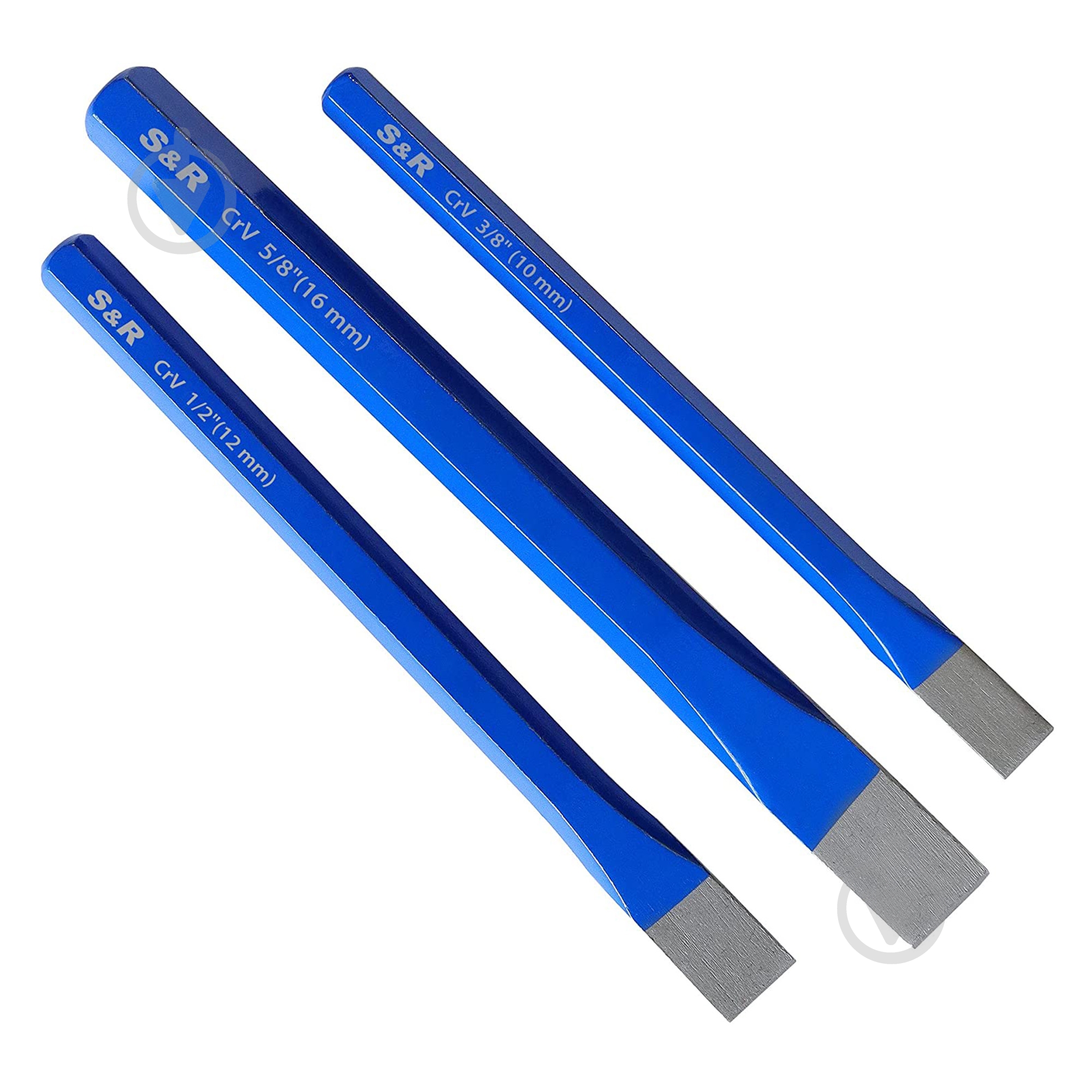 Набор зубил S&R 282000003 - фото 4 Набор зубил S&R 282000003 - фото 4