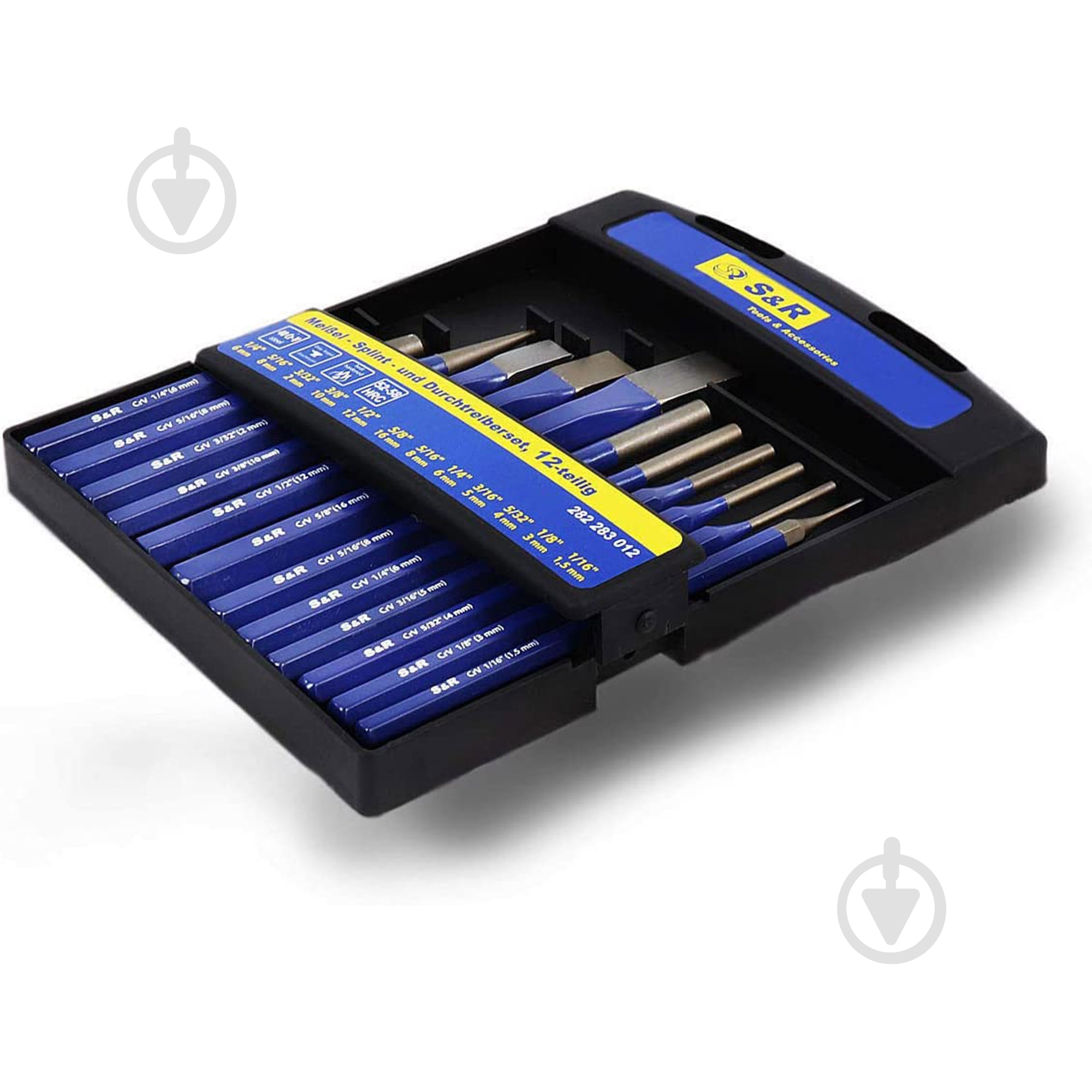 Набор зубил и пробойников S&R 282283012 - фото 2 Набор зубил и пробойников S&R 282283012 - фото 2