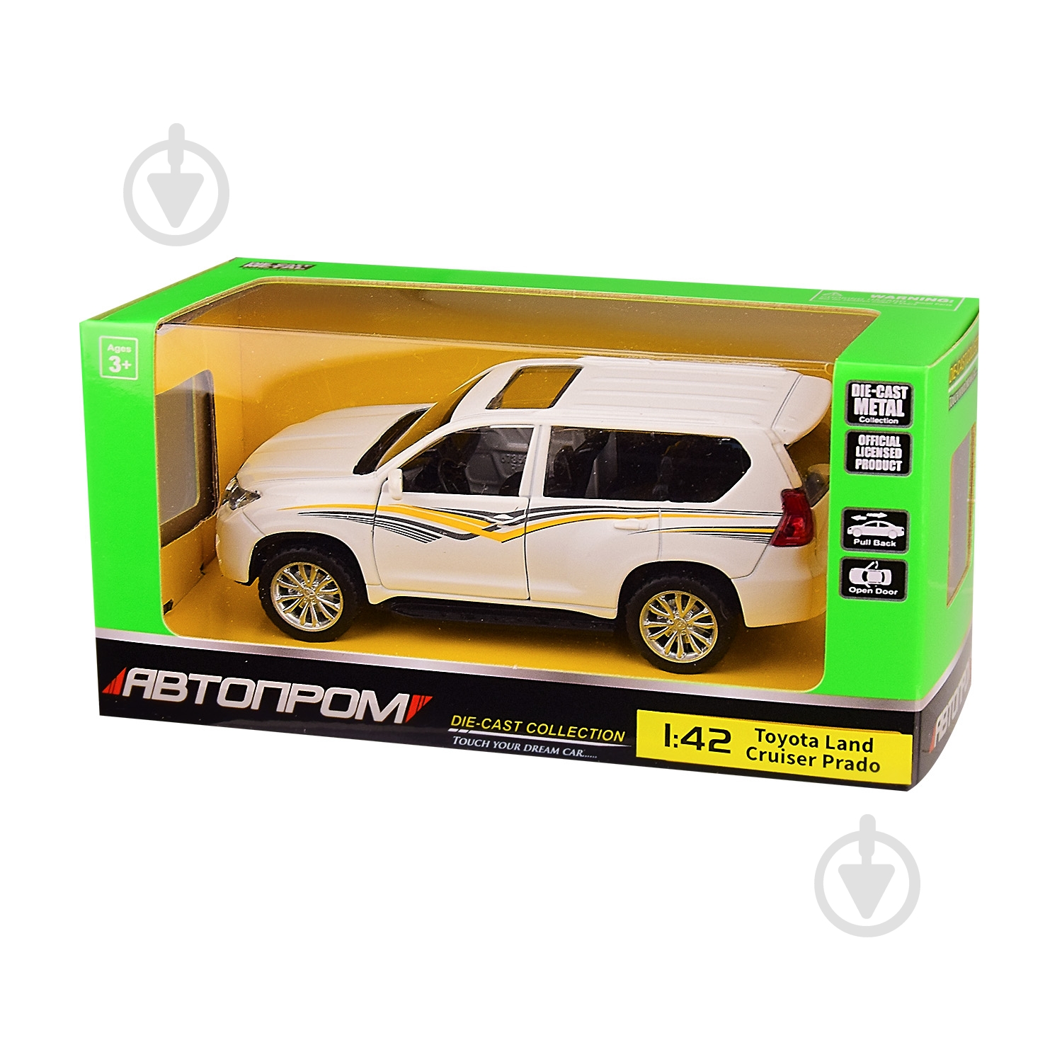 Мини-модель Автопром 1:42 Land Cruiser Prado 4327 - фото 2