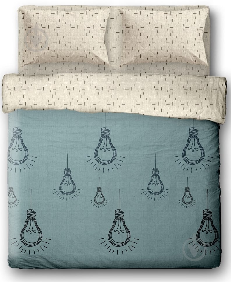 Комплект постельного белья Flashlights семейный - фото 1