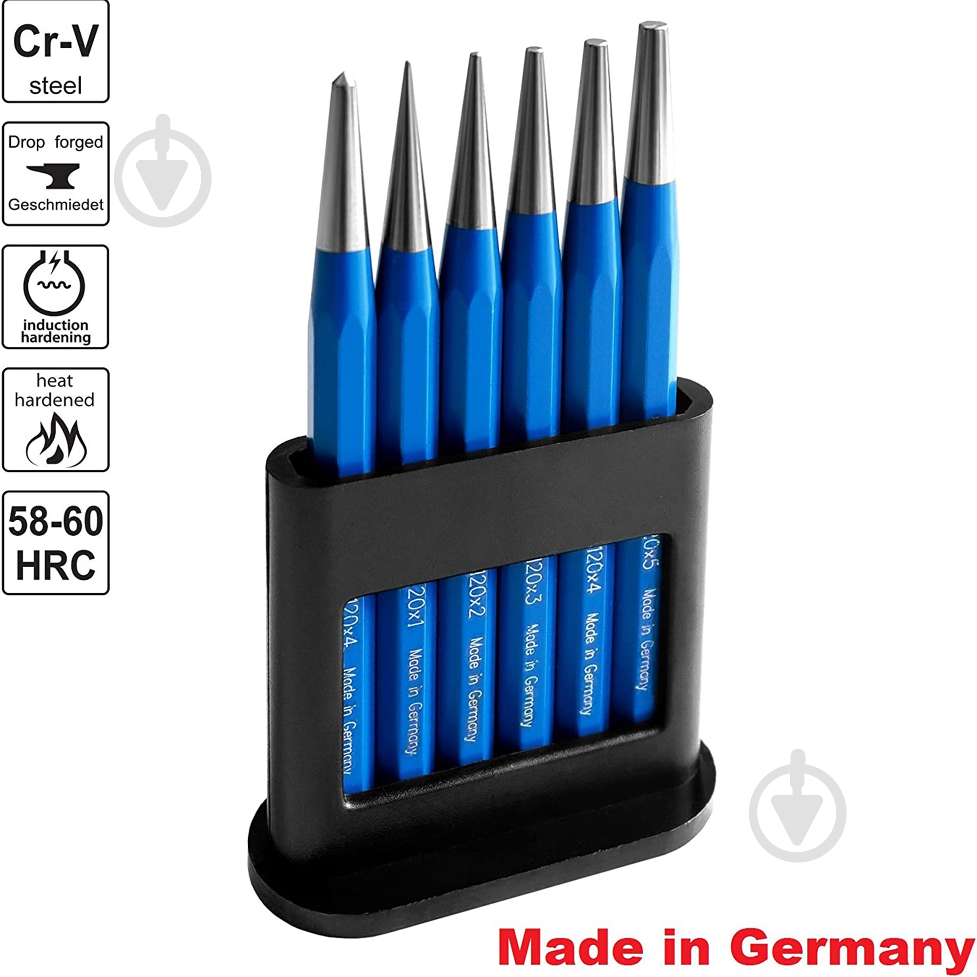 Набор пробойников S&R 283100006 - фото 4