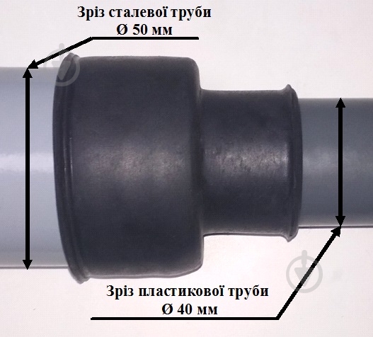Европереходник Water-Gum со стали Е-60/40 - фото 2 Европереходник Water-Gum со стали Е-60/40 - фото 2
