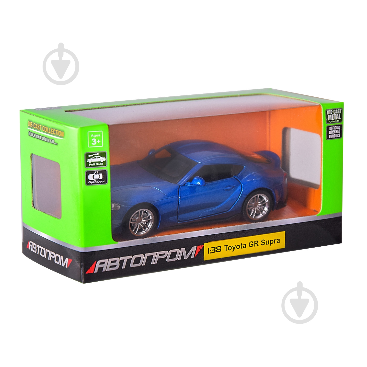 Мини-модель Автопром 1:38 Toyota GR Supra 4357 - фото 2 Мини-модель Автопром 1:38 Toyota GR Supra 4357 - фото 2