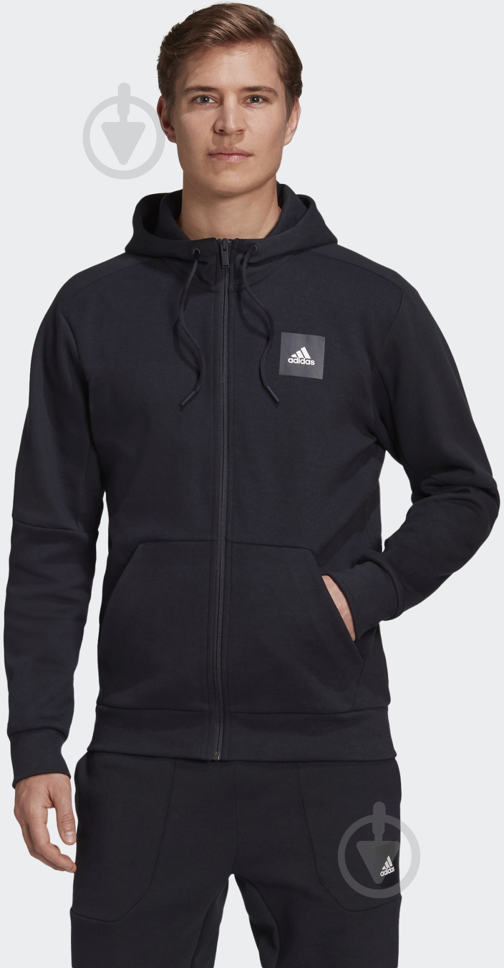 Джемпер Adidas FR7158 р. 2XL черный - фото 1 Джемпер Adidas FR7158 р. 2XL черный - фото 1