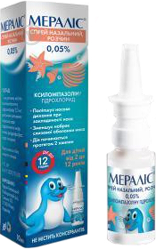 Мераліс спрей 0,5 мг 10 мл - фото 1 Мераліс спрей 0,5 мг 10 мл - фото 1