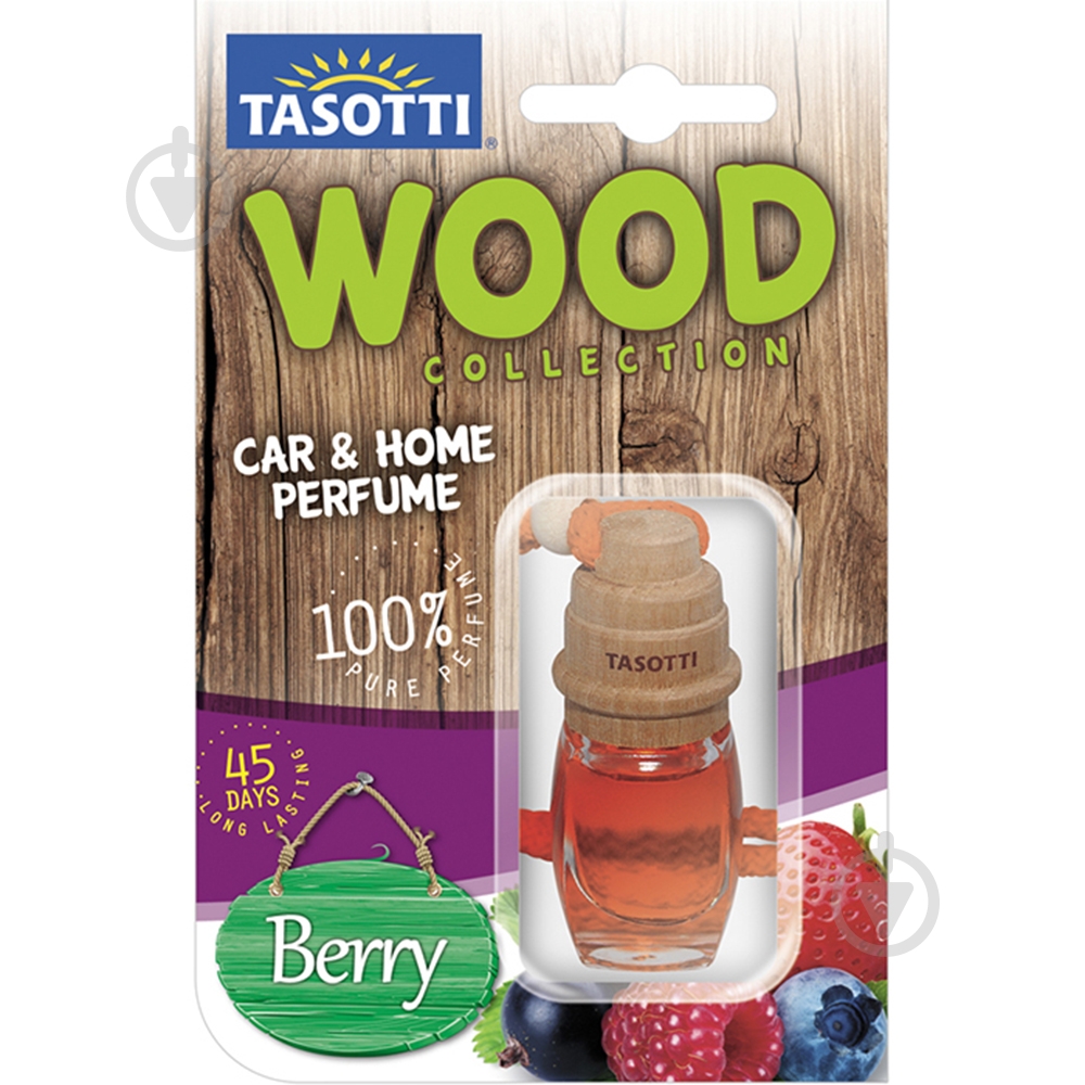Ароматизатор подвесной Tasotti Wood Berry 7 мл - фото 1