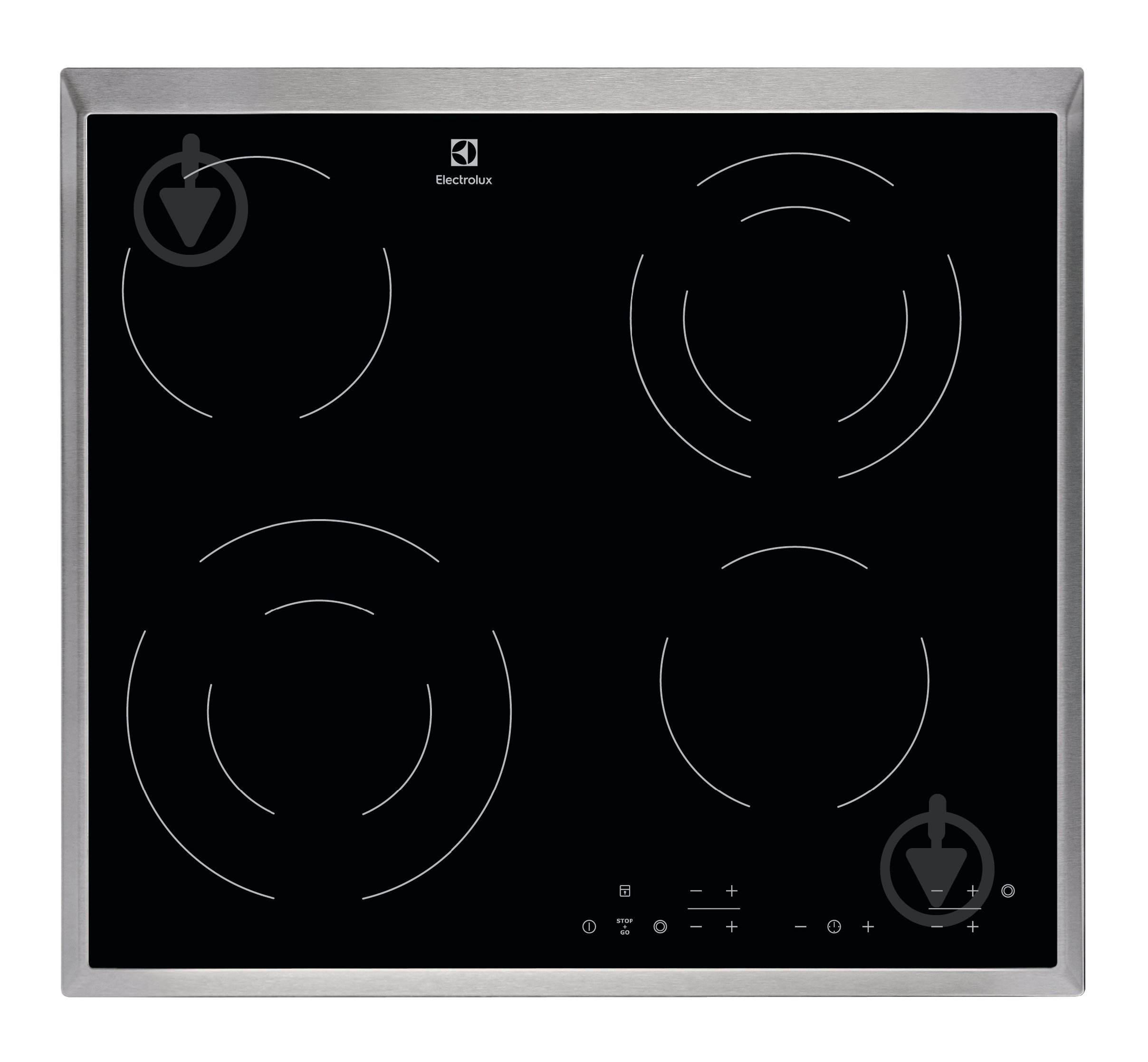Варильна поверхня електрична Electrolux EHF6342XOK - фото 1