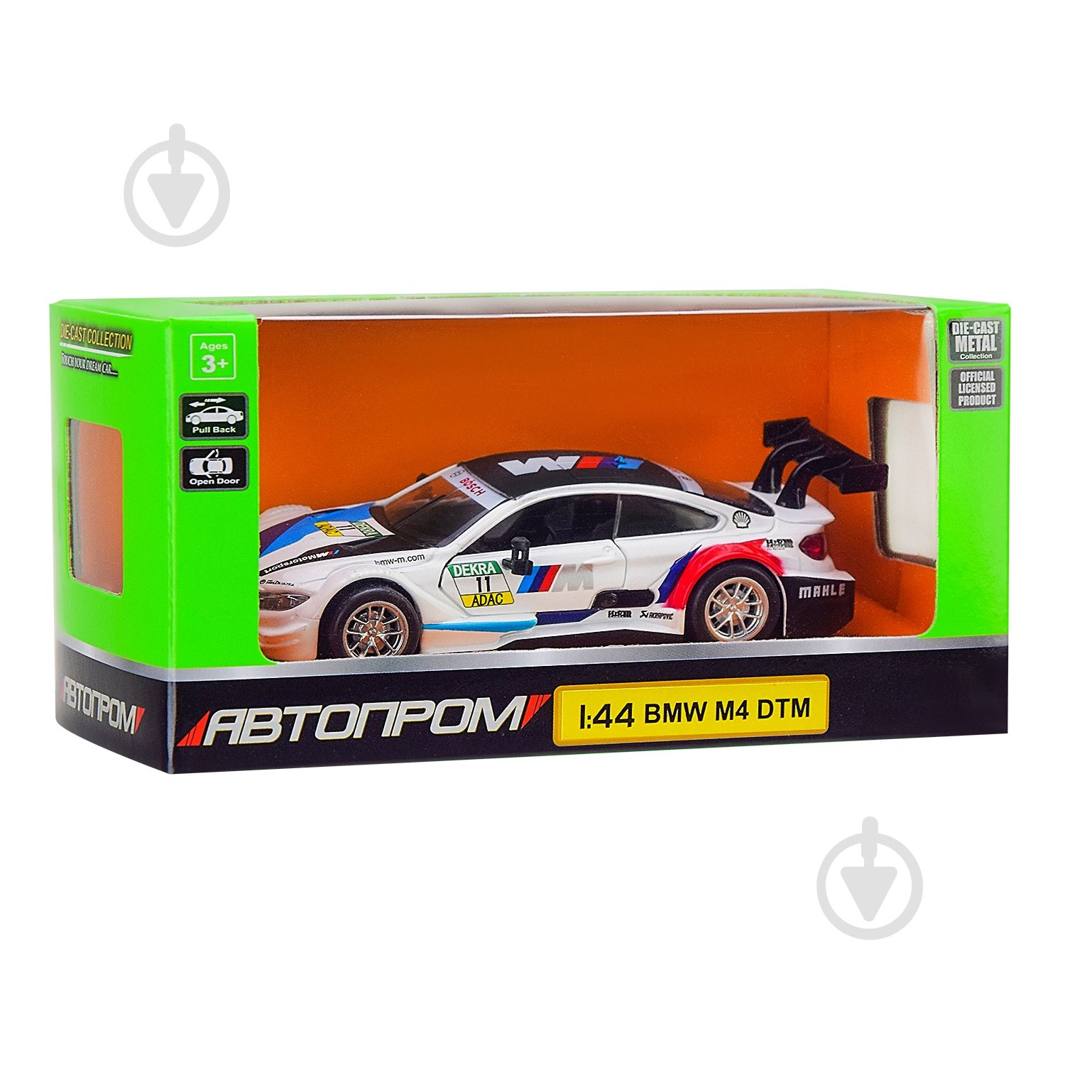 Мини-модель Автопром 1:43 BMW M4 DTM 4367 - фото 2