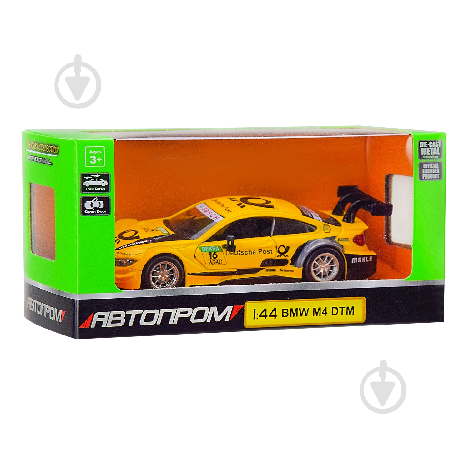 Мини-модель Автопром 1:43 BMW M4 DTM 4367 - фото 3