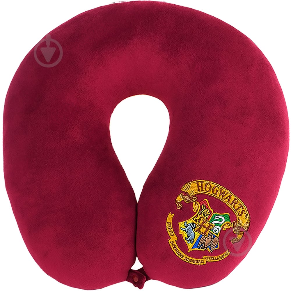 Подушка-підголівник WP Merchandise Harry Potter Collection лого Гоґвардс червоний FHPPILLOW24BKHP01 - фото 1