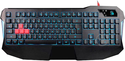 Клавиатура игровая A4Tech (B130) black - фото 1