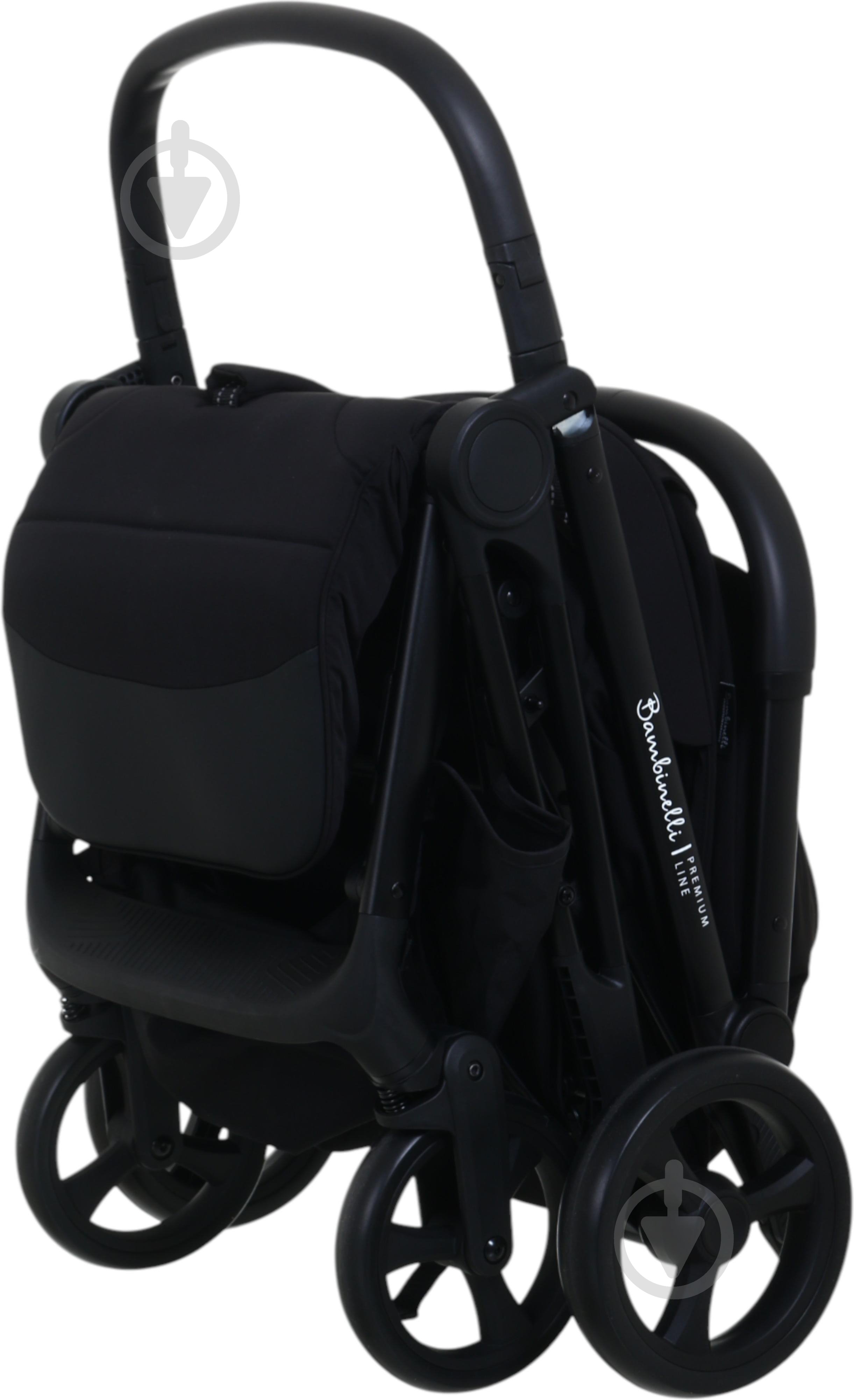 Коляска прогулочная Bambinelli Nova черный - фото 7 Коляска прогулочная Bambinelli Nova черный - фото 7