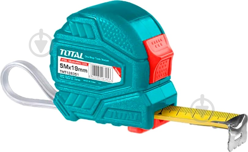 Рулетка Total TMT126351M 5  м x 19  мм - фото 1