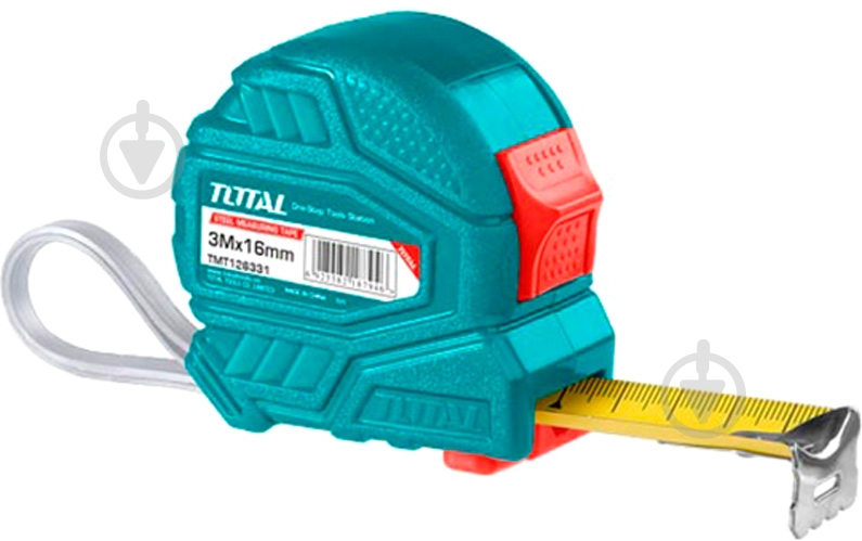 Рулетка Total TMT126331M 3 м x 16 мм - фото 1 Рулетка Total TMT126331M 3 м x 16 мм - фото 1